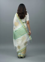 Thumbnail for Morchari Applique Work With Thread Work With Unstitched Blouse - Distacart