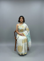 Thumbnail for Morchari Applique Work With Thread Work With Unstitched Blouse - Distacart