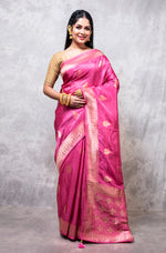 Thumbnail for Morchari Pure Dola Silk Saree - Multicolor - Distacart