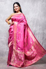 Thumbnail for Morchari Pure Dola Silk Saree - Multicolor - Distacart