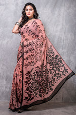 Thumbnail for Morchari Georgette Saree With Digital Print - Multicolor - Distacart