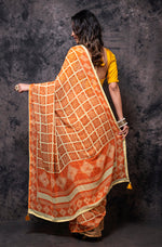 Thumbnail for Morchari Georgette Saree With Digital Print - Multicolor - Distacart