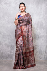 Thumbnail for Morchari Pure Opara Saree Digital Print - Multicolour - Distacart