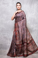 Thumbnail for Morchari Pure Opara Saree Digital Print - Multicolour - Distacart