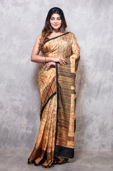 Morchari Pure Opara Saree Digital Print - Multicolour - Distacart
