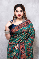 Thumbnail for Morchari Pure Opara Saree Digital Print - Multicolour - Distacart