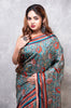 Morchari Pure Russian Silk Saree Digital Print - Multicolour - Distacart