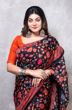 Thumbnail for Morchari Pure Russian Silk Saree Digital Print - Multicolour - Distacart