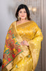 Morchari Organza Heavy Zari Saree - Yellow - Distacart