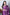 Morchari Chiffon Saree (Tie & Dye) - Purple