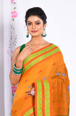 Thumbnail for Morchari Cotton Handloom Saree - Multicolour - Distacart