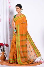 Thumbnail for Morchari Cotton Handloom Saree - Multicolour - Distacart