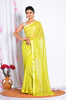 Morchari Heavy Embroidery Saree - Light Green - Distacart