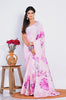 Morchari Semi Digital Print Saree - Multicolour - Distacart