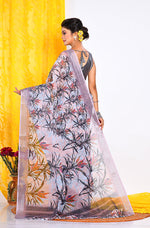 Thumbnail for Morchari Semi Digital Print Saree - Multicolour - Distacart