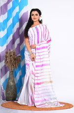 Thumbnail for Morchari Semi Digital Print Saree - Multicolour - Distacart