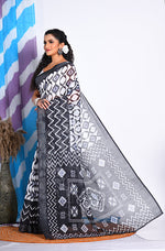 Thumbnail for Morchari Semi Digital Print Saree - Multicolour - Distacart