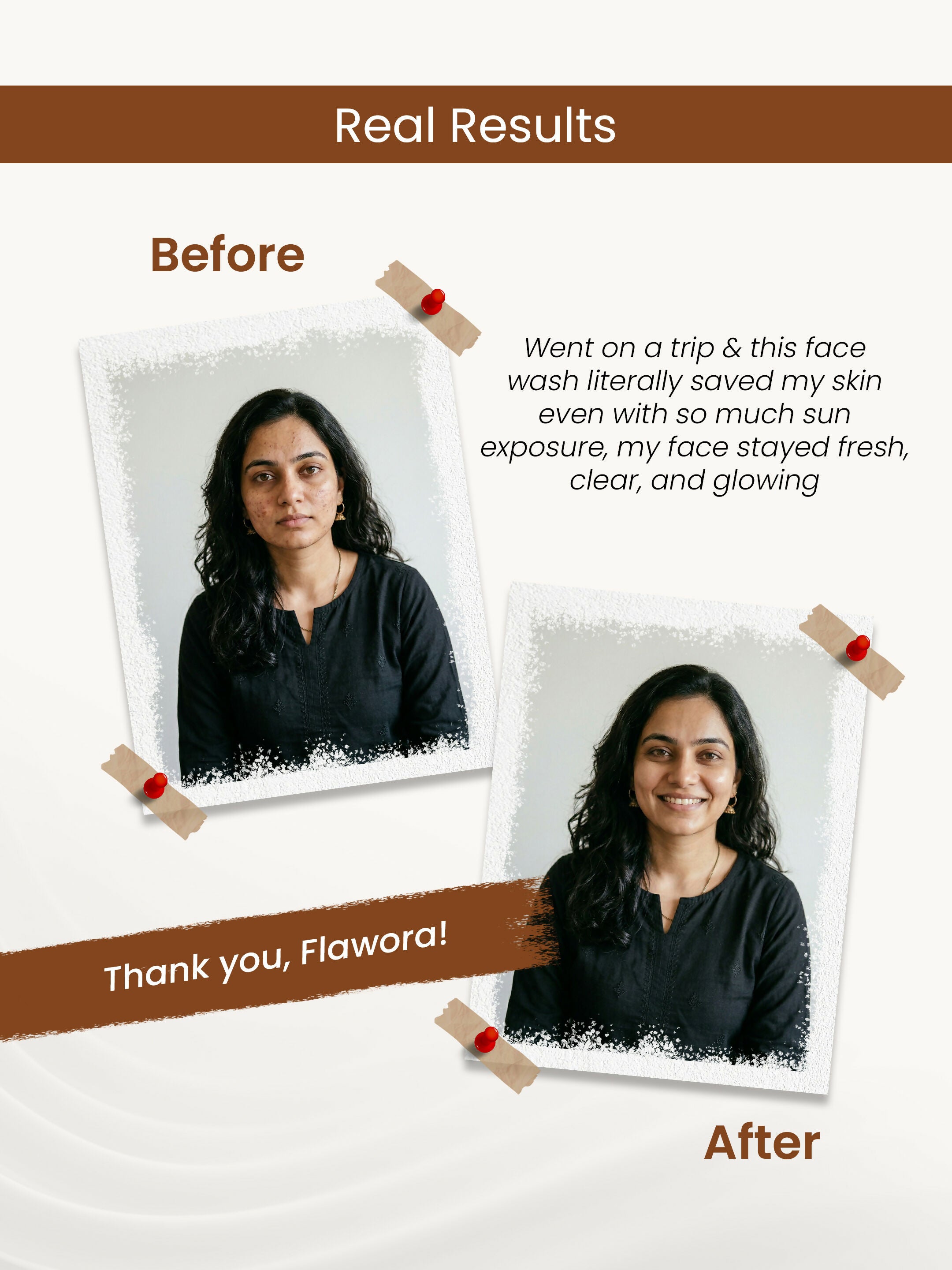 Flawora Golden Glow Face Wash - Dista