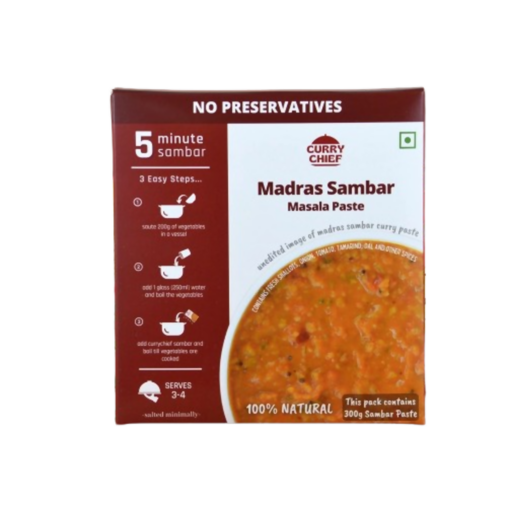 CurryChief Madras Sambar Masala Paste - Distacart