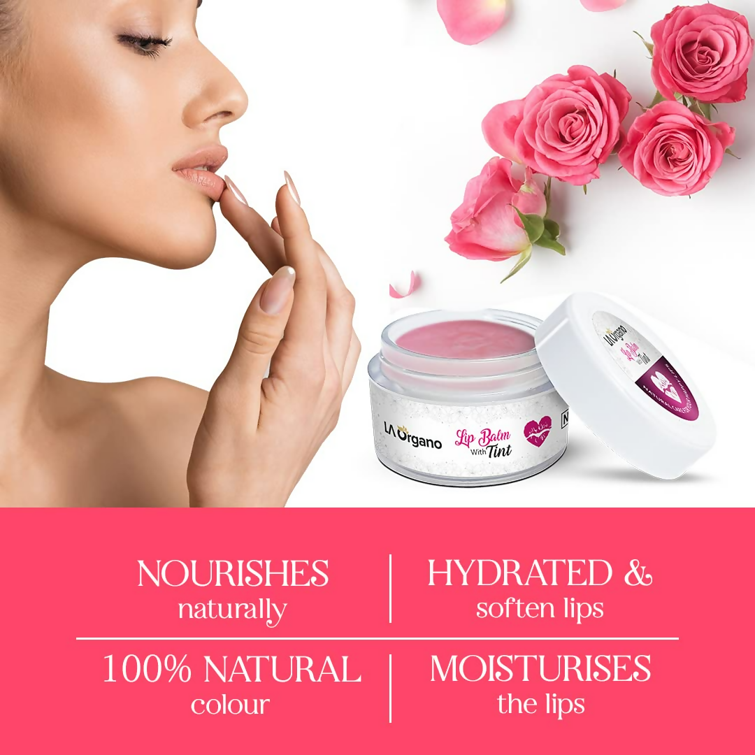 LA Organo Tint Lip Balm For Dry Chapped Lips - Distacart
