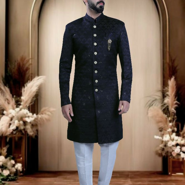 Joban Fashion Men's Blue TR Kurta with Pyjama - Distacart