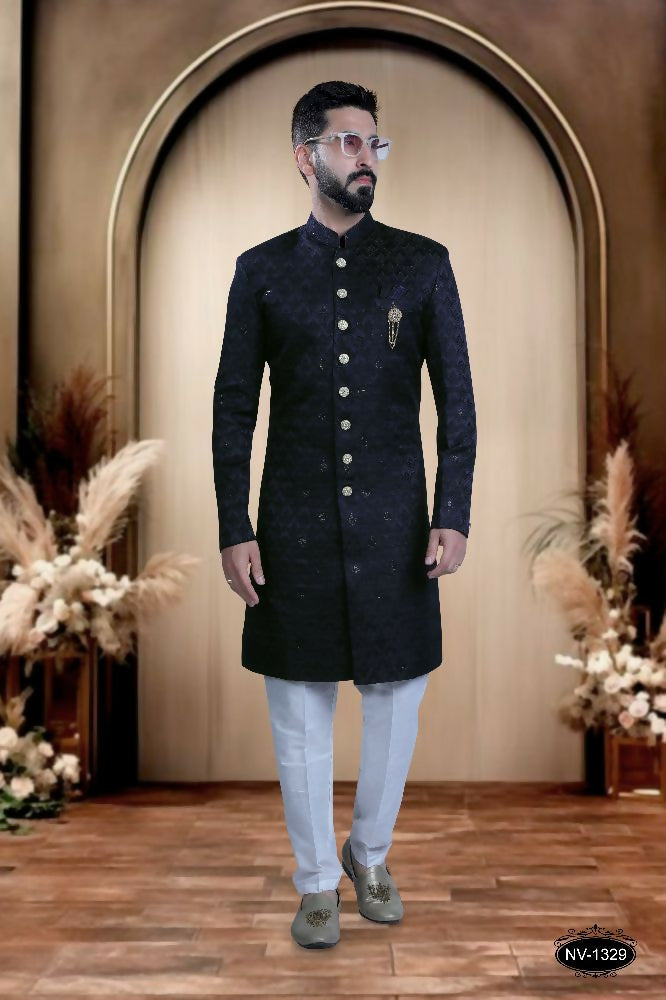 Joban Fashion Men's Blue TR Kurta with Pyjama - Distacart