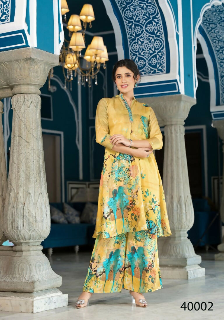 Designer Stylish Mehandi Pure Muslin Stitched Suit - Apoorva - Distacart