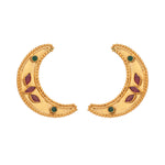 Thumbnail for Nuyug 22K Gold Plated Pink Lunar Earrings