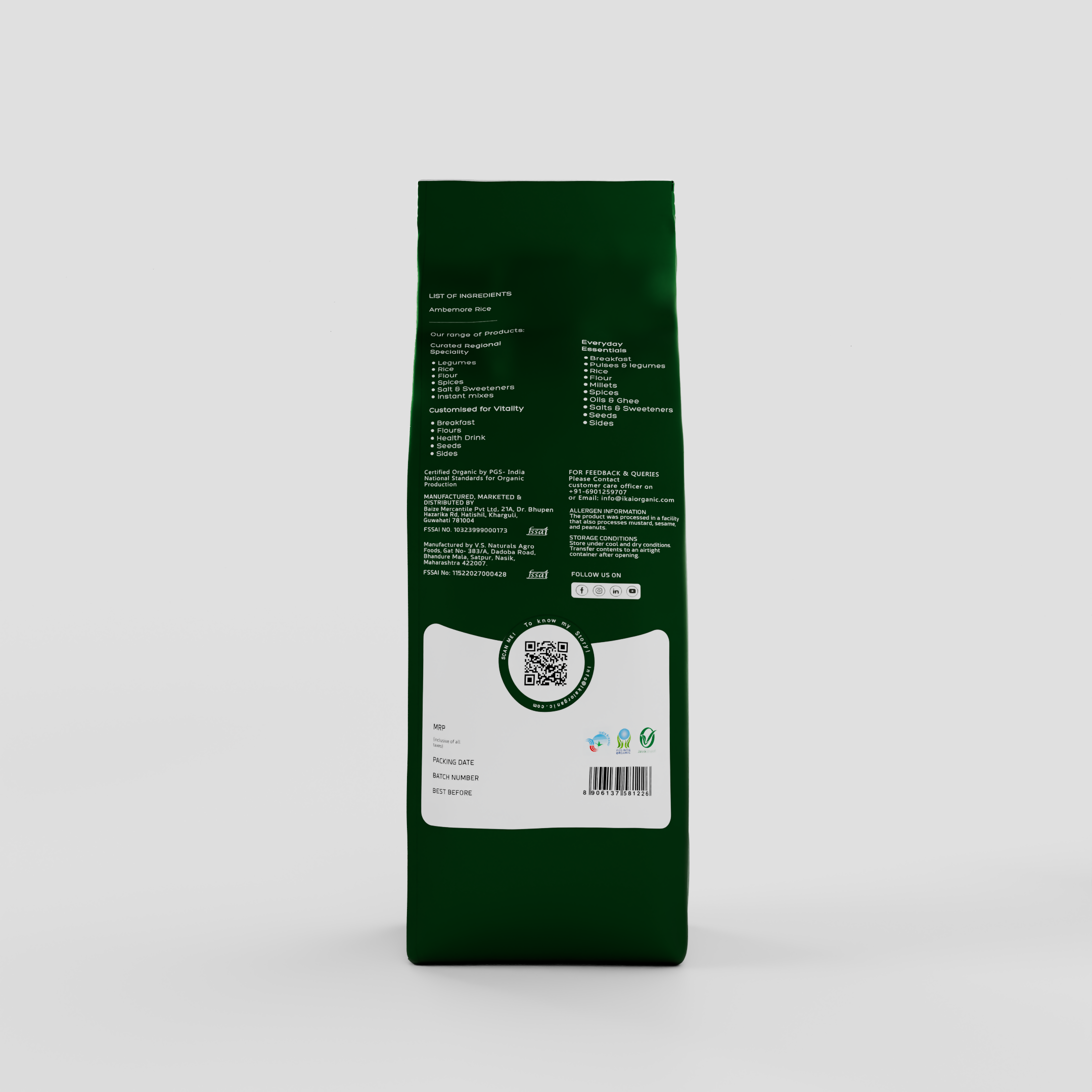 3 - Organic Ambemore Rice - 1000 gm (1)