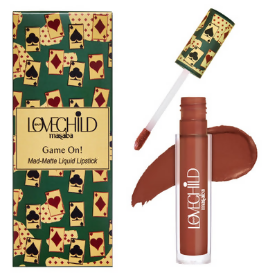 LoveChild By Masaba Gupta Hukum Transfer-proof Brown Liquid Lipstick - Distacart