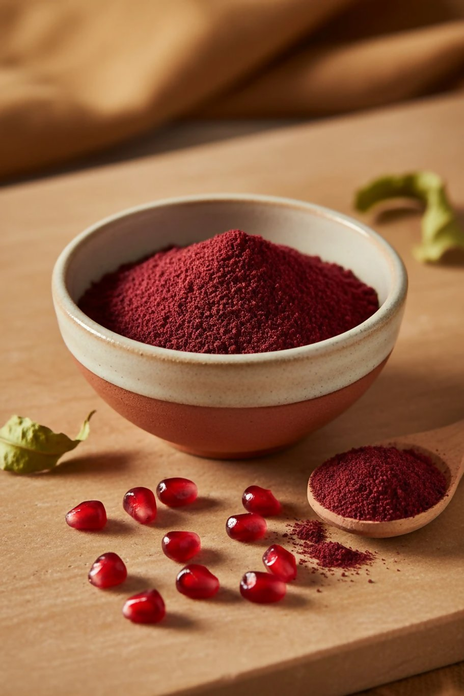 VedaRasa Pomegranate Powder For Glowing Skin & Immunity Boost Natural Fruit Powder - Dista
