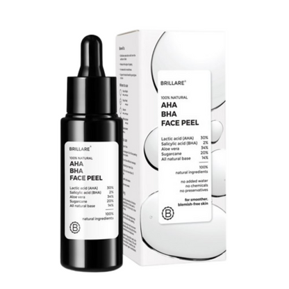 Brillare AHA BHA Exfoliating Face Peeling Solution - Dista
