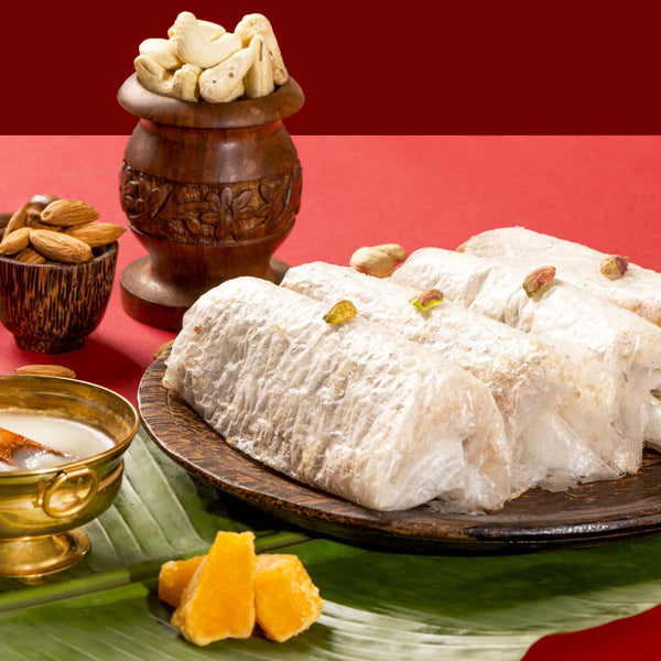 Pulla Reddy Dry Fruit Edible Rice Paper Sweet - Pootharekulu (Jaggery) - Distacart