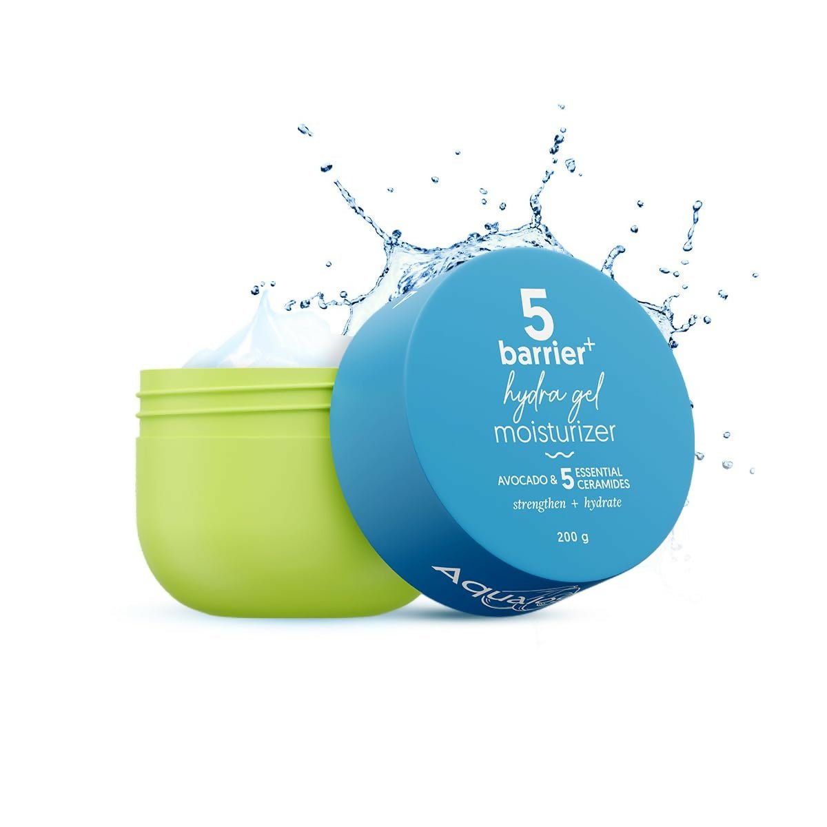 Aqualogica Barrier+ Hydra Gel Moisturizer with 5 Ceramides & Avocado, Non Sticky & Quick Absorbing for Healthy Skin Barrier - Distacart