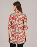 Thumbnail for Jaitra Apparels Women Printed Rayon Straight Kurta (Multicolor)