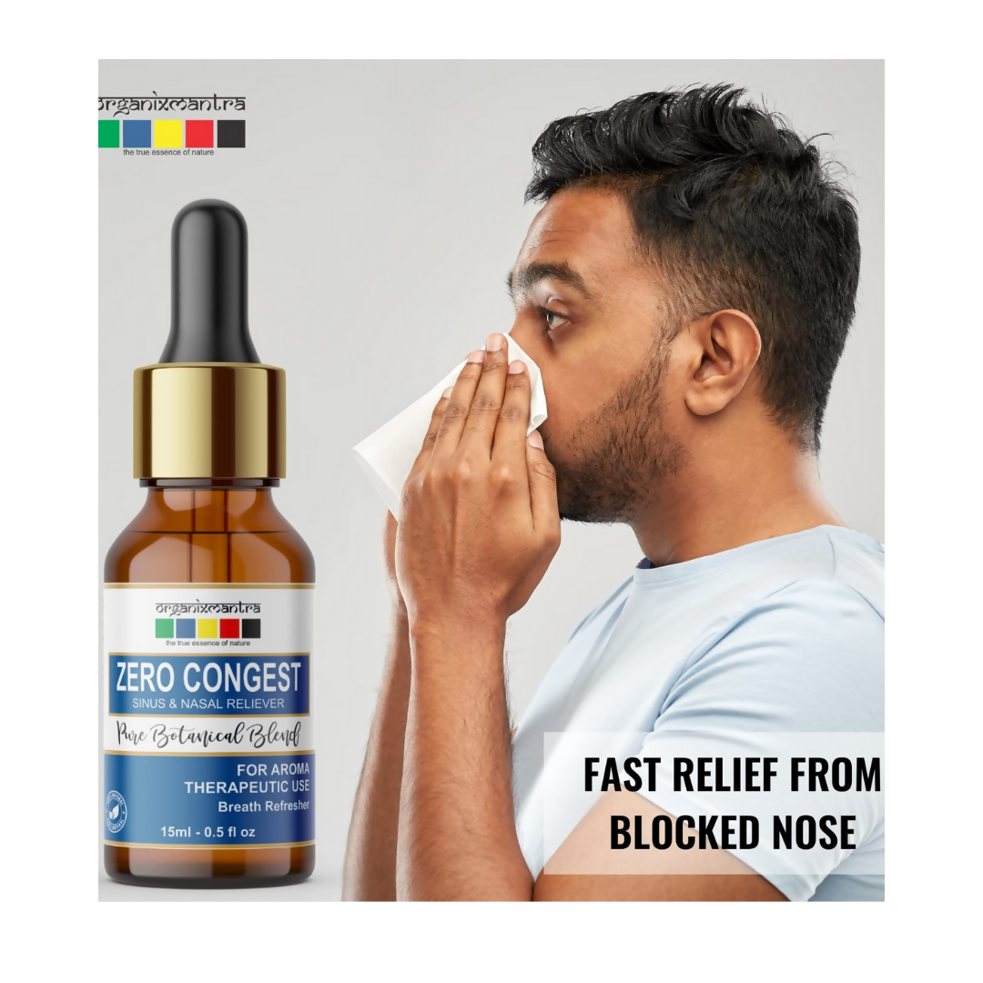 Organix Mantra Zero Congest Essential Oil Blend - Distacart