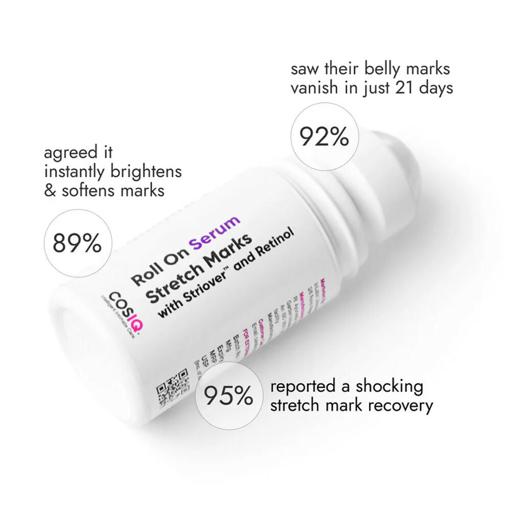 Cos-IQ Stretch Marks Removal Roll-On Serum with Striover