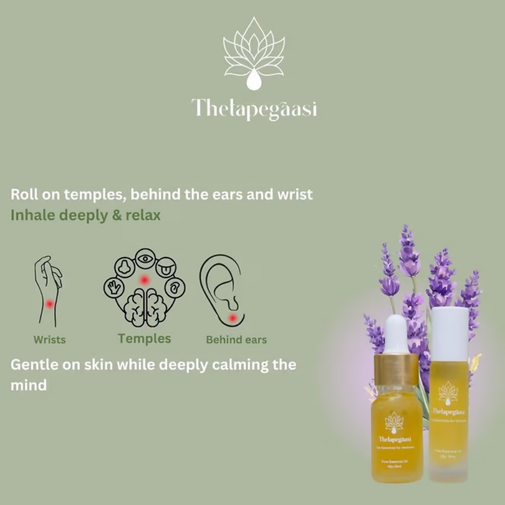 Thetapegaasi Lavender Pure Essential Oil Roll-On - Dista