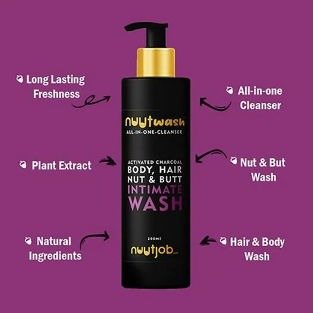 Nuut Guard Nuutwash All-in-One Cleanser For Men Intimate Nut-Butt-Body & Hair Wash - Distacart