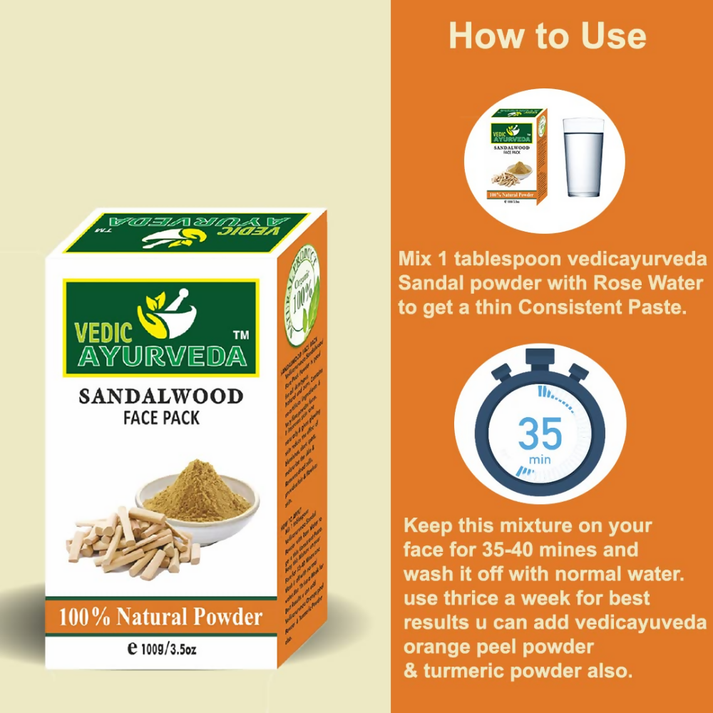 VedicAyurveda Sandalwood Powder - Dista