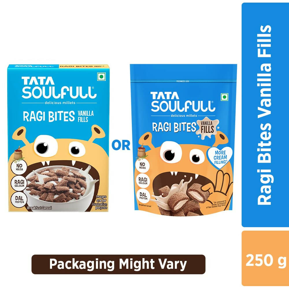 Tata Soulfull Ragi Bites Vanilla Fills Breakfast Cereal - Distacart