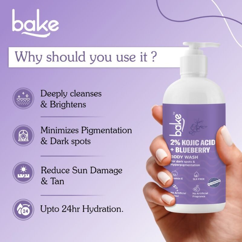 Bake 2% Kojic Acid Body Wash - Distacart