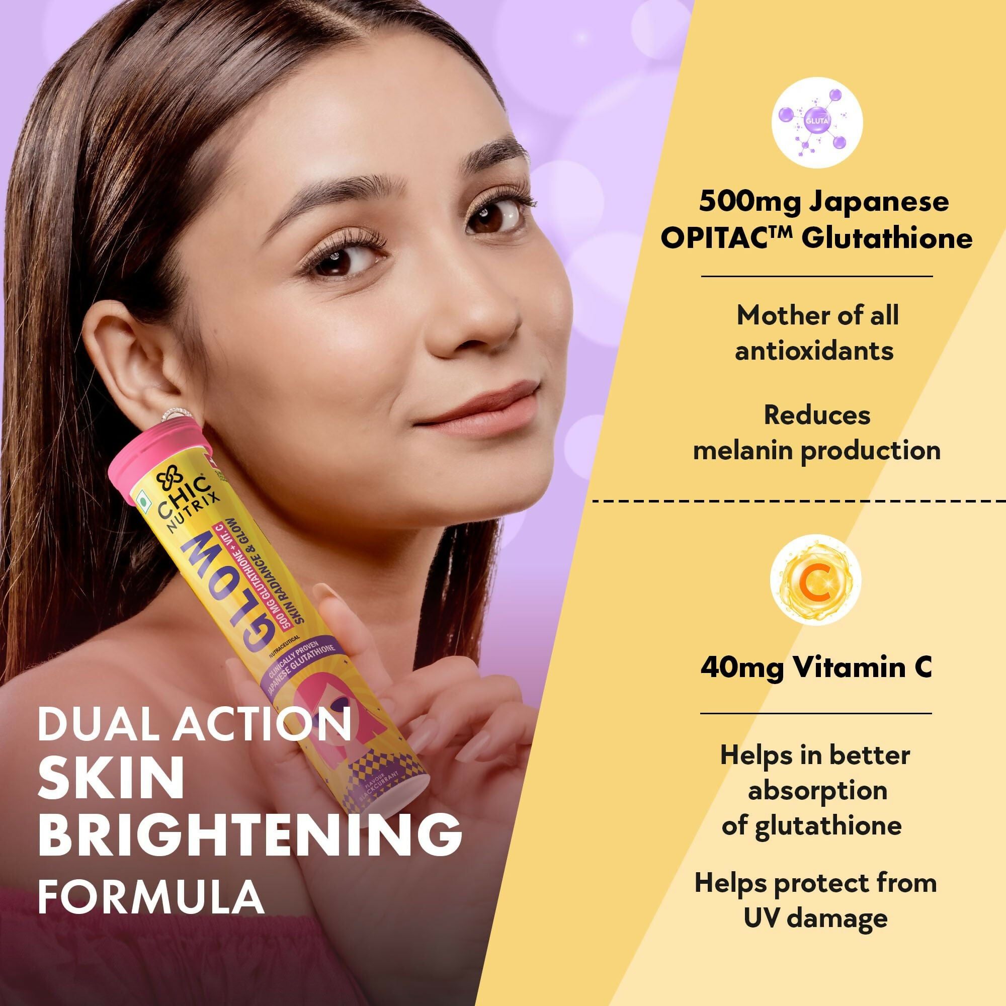 chicnutrix glow glutathione review Buy Chicnutrix Glow 500mg Effervescent Tablets