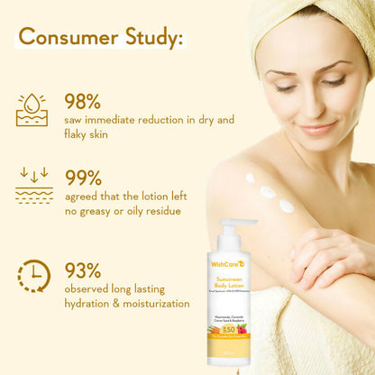 Wishcare Ceramide Sunscreen Kit - SPF 50 Broad Spectrum - PA+++ UVA & UVB Protection - Distacart