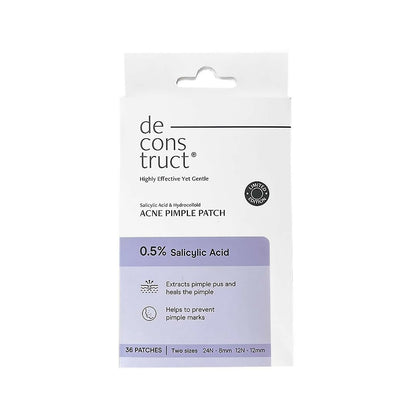 Deconstruct Salicylic Acid & Hydrocolloid Acne Pimple Patch - Distacart