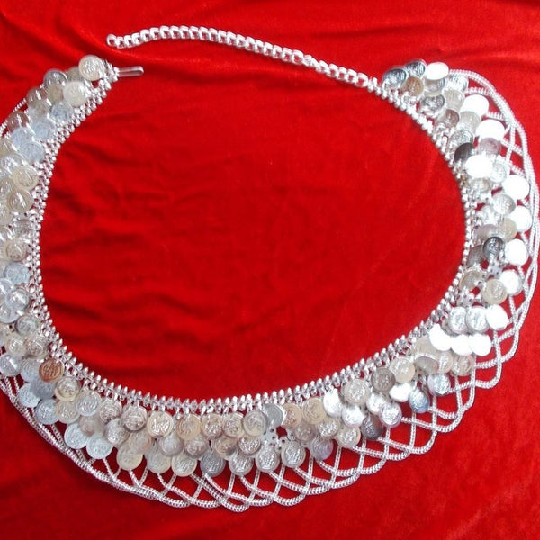 Elite Trading Silver Coin Jhalar Kamarbandh for Women & Girls Festive & Wedding Jewelry/Rajasthani Jewelry - Distacart
