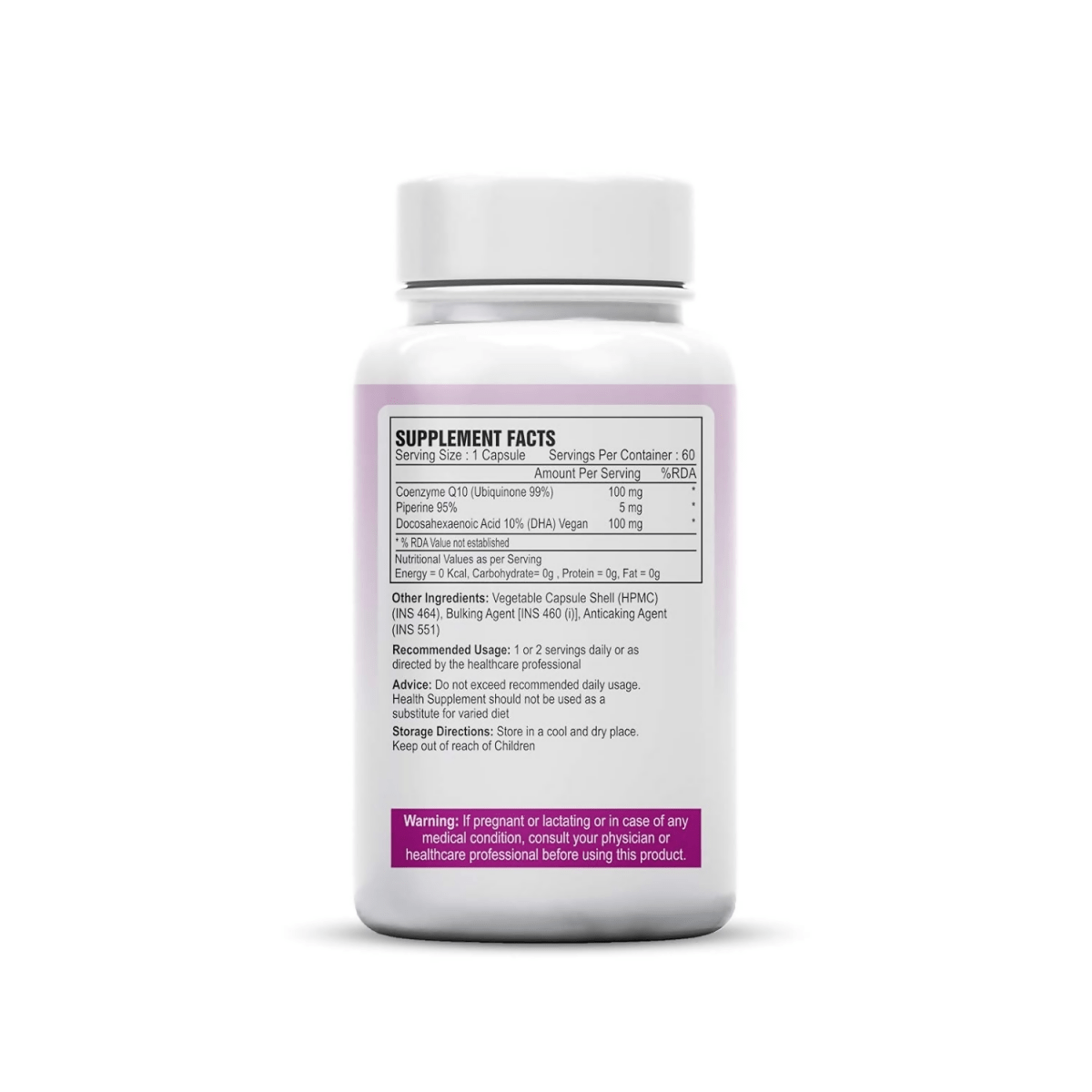 Alpspure Nutra Coenzyme Q10 Capsules - Distacart