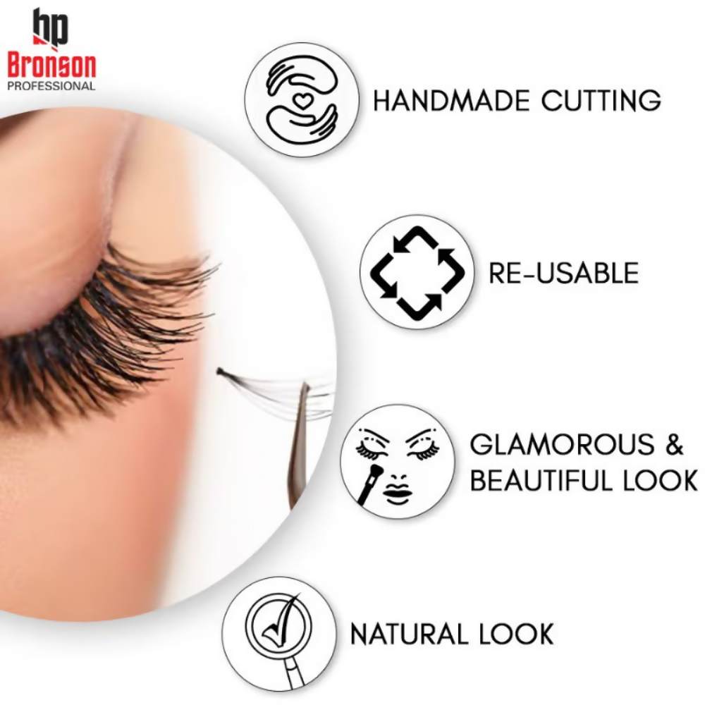 Bronson Professional 3D Effect Long and Natural Look False Eyelashes - 06 - Dista