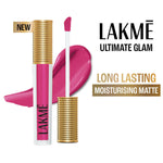 Thumbnail for Lakme Ultimate Glam Matte Liquid Lipstick - Pink Prom