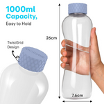 Thumbnail for Rioware Glass Water Bottle - Blue - Dista